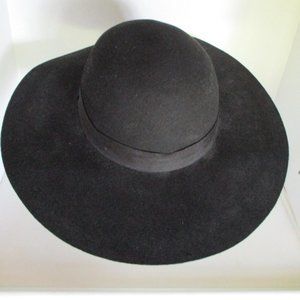 Amish Style Black Felt Hat
